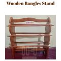 Wooden Bangles Stand , Chori Stand, 6 rods  Jewellery Stand Hand Crafted Best for Girls Women's Bangles & Jewellery Storage. 