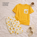 Premium Cotton Night Suit for Women & Girls | Soft Summer Sleepwear T-Shirt & Floral Pajama Set | Comfortable Loungewear & Night Dress for Ladies. 