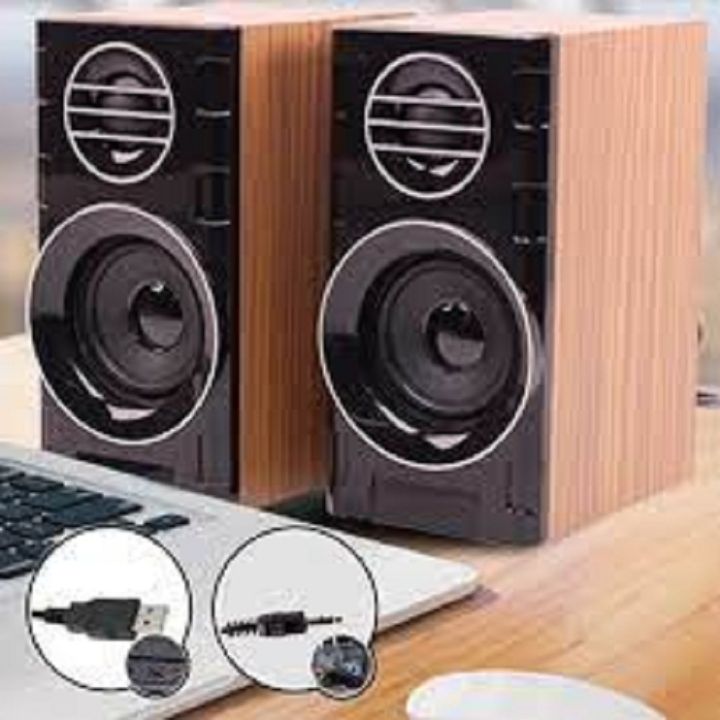 FT-2031 Loud Sound USB Powered 2.0 Channel Multimedia Speakers for laptop , PC , Laptop , Mobile ,LED , LCD Bass boosted Sound Speakers