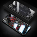 For Samsung Galaxy S20 Plus Case Explorer Version Theme Back Cover Tempered Glass Protector Back Cover for Samsung S20 Plus Back Cover Clear Circuit Board Design Full Coverage For s. 