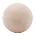 Wooden Balls Without Bore Dia. 50mm/60mm/70mm/80mm Exercise Wooden Ball Durable DIY Painted Exercise Wooden Ball. 