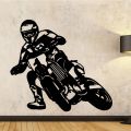 Exciting Motorcycle Sport Wall Stickers Self Adhesive Vinyl Wallpaper For Living Room Decor Wall Decal Mural. 
