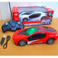 3D Famous Car Remote Control Car With 3D Lights - Rechargeable. 