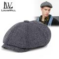 【ALLGOOD】Men Berets Caps Fashion Casual Hats Flat Caps Octagonal Caps British Style Outdoor Sunscreen Cap Berets Cap Golf Flat Cap Casual Hat Hip Hop Berets for Men. 