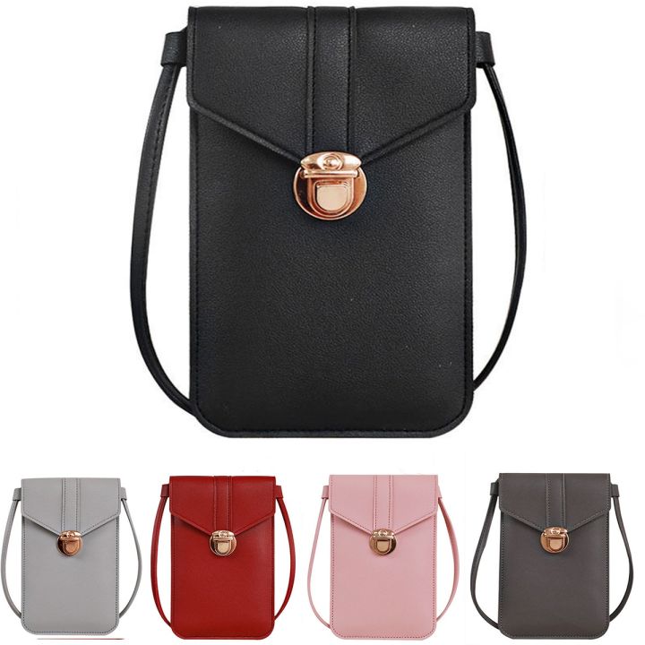 Touch Screen Cross-Body Cell Phone Purse Bag Shoulder Strap Pouch Wallet Women