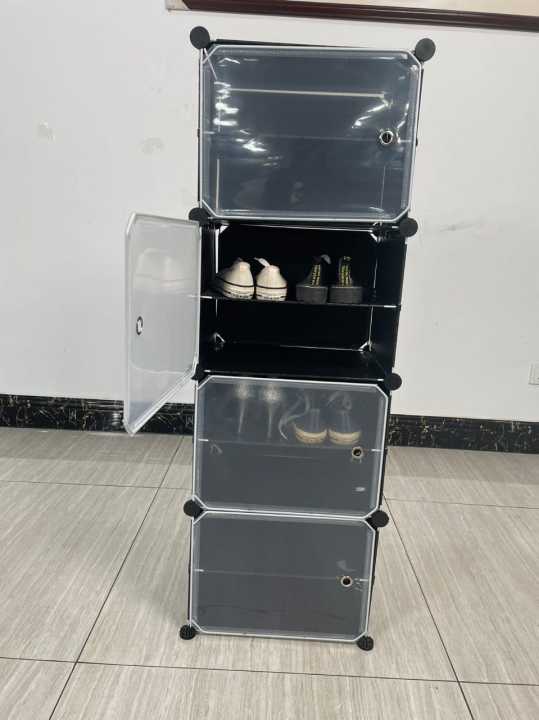 Multi-Layer%204/6%20Door%20Portable%20Plastic%20Shoe%20Cabinet:%20Economical,%20Dust-Proof,%20Space-Saving%20-%20Image%205