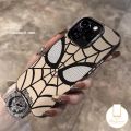 Spider Man Phone Case Compatible for Samsung A16 A11 A06 A15 A24 A35 A12 A53 A05 A05s A34 A51 A50s A30s A55 A03s A14 A04s A20 A31 A54 A32 A10 A25 Luxury Electroplated Shock-absorbing Lenses. 