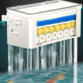 JOJOZ Fishbowl Water Curtain Filter Box With 3-in-1 Upper Filter Low-water-level Water Purifier. 