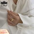 Carat Women Ring Open Women Jewelry French Croissant Ring. 