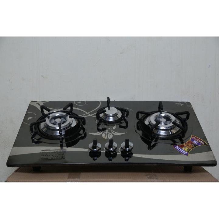 3 burner - table top gas cooker gas stove - For home use-fancy