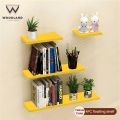 Floating shelves wall shelves storage shelves mounted shelfs Book shelf Wall decoration shelf set of 4. 