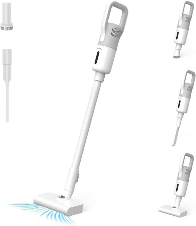 Redkey Vacuum Cleaner, P6 600W Powerful Suction Stick Vacuum with Corded 23 ft, 17KPa Lightweight Quiet Vacuum Cleaner 4 in 1, Corded Stick Vacuum with HEPA Perfect for Hardwood Floor Carpet