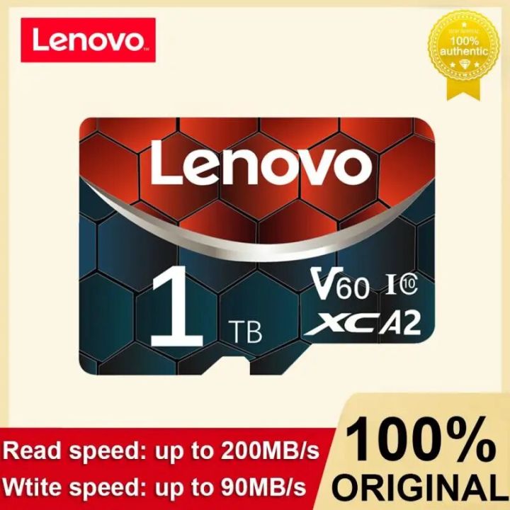 Lenovo High Speed Micro TF SD Card 512GB 256GB 128GB TF Flash Memory Card Driving Recorder Cameracartão De Memória 1TB 2TB