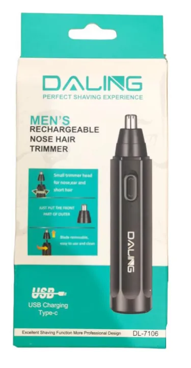 DALING%20DL-7106%20Rechargeable%20Nose%20Hair%20Trimmer%20For%20Men%20-%20Image%202