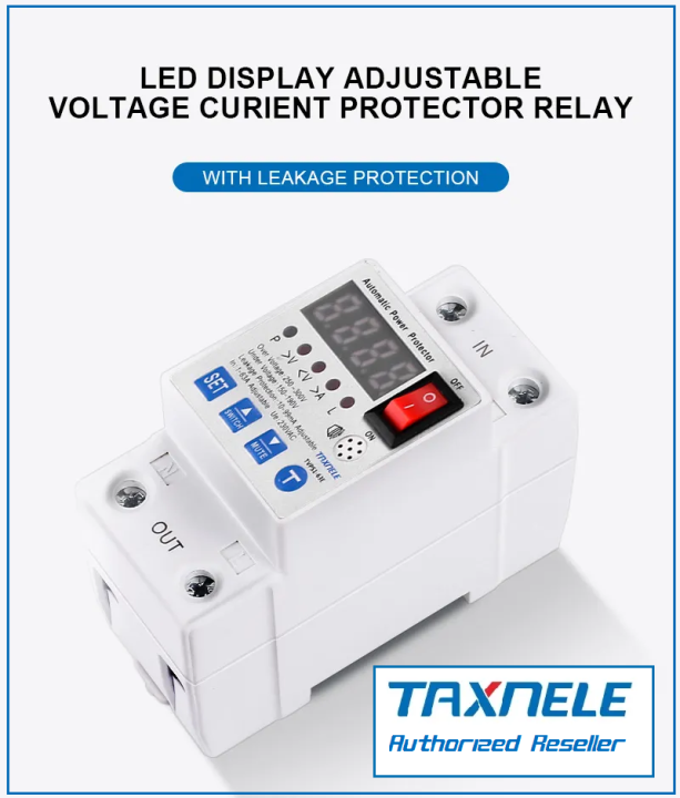Taxnele%20over%20voltage%20under%20voltage%20protector%20Earth%20Leakage%20protector%20automatic%2063A%20%20RCBO%20Lightning%20Surge%20Power%20-%20Image%203