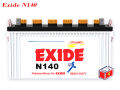 Exide Battery (New Series, N135, 6X130, N140, N150) 12 Volt - Deep Cycle Heavy Duty 12 Volts Recommended For, Ups Inverter and Solar Battery. 