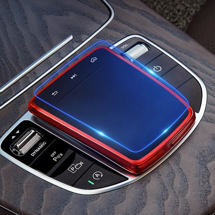 FG TPU Car Center Control Mouse Screen Protector Cover Accessories For Mercedes Benz E Class 19-23 C Class 19-21 GLC 20-22 EQC 20-23