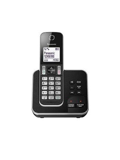 Panasonic KX-TGD320E PTCL Wireless landline phone with Power Failure Backup, Nuisance Call Blocker, Answering Machine and Free 02 New Rechargeable Cells