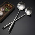 201 Stainless Steel with Spatula with Long Handle Big Strainer Spoon Spatula Spatula and Soup Spoon Fried Ladel Kitchen Supplies Set. 