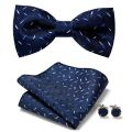 Men's Business Dress Bow Tie New Pattern European and American Fashion Bow Tie Three-piece Suit. 