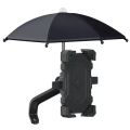 Motorcycle / Bicycle Semi-automatic Contraction Fixing Bracket Phone Holder HT-510. 