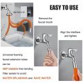 NEW Kitchen Faucet Extension Extender Universal 360° Rotating Silicone Flexible Hose Water Tap Pipe Tube for Bathroom Wash Basin. 