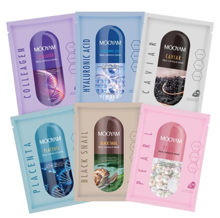 MOOYAM%20Face%20sheet%20Masks,%20Capsule%20Masks,%20Pack%20of%206%20-%20Image%202