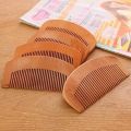 2 PCS Brown Peach Wood Wooden Comb Anti-Static Comb Close Tooth Comb Hair Combs，Natural Fine Tooth Hair Comb Anti-Static Hair Care Wooden Comb Handmade Gift Comb for Women and Men Massage Detangling. 