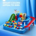 CubicFun Race Tracks for Boys Car Adventure Toys City Rescue Preschool Educational Toy Vehicle Puzzle Car Track Playsets for Toddlers, Kids Toys Gifts for Kids. 