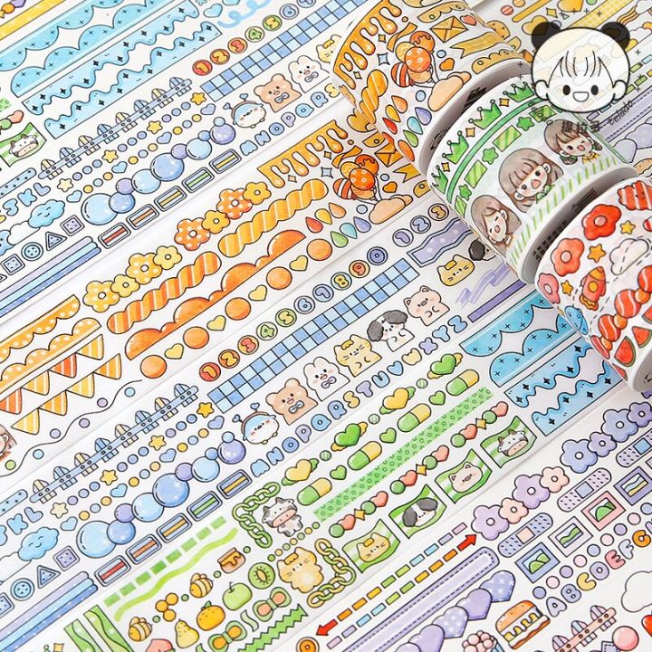 4Cm*5M%20Colorful%20Border%20Washi%20Tape%20Decorative%20Scrapbooking%20Sticker%20Label%20Cartoon%20Girl%20Masking%20Tape%20Stationery%20School%20Supplies%20-%20Image%204