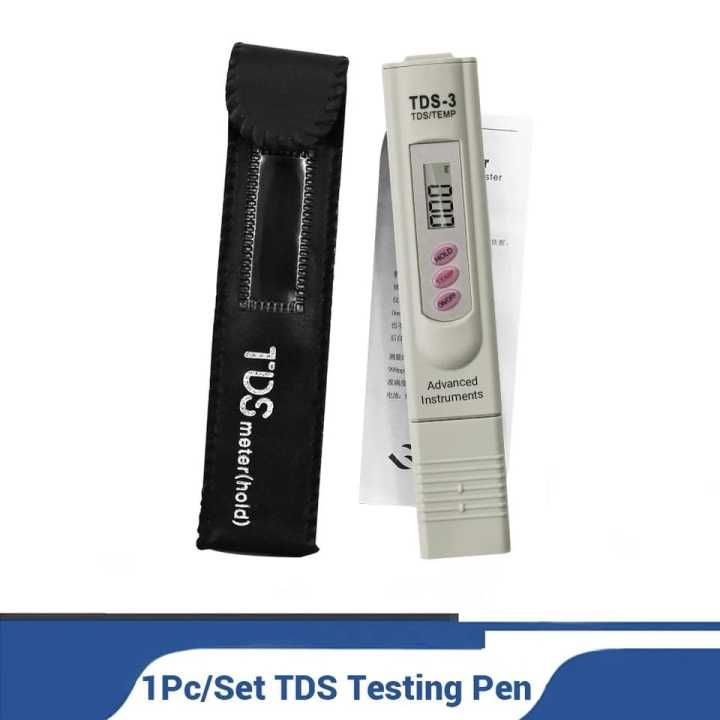 TDS3/TEMP/PPM LCD Digital TDS Meter Tester Filter Pen Water Quality Purity Tester