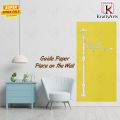 Courtyard Modern DIY 3d Wooden Wall Clock for Home and Offices, 3D Design Self Adhesive. 