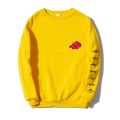 Anime Akatsuki Cloud Symbols Print Men Hoodies Sweatshirt  Streetwear Casual Crewneck Pullover Men Women Oversized Sweatshirt. 