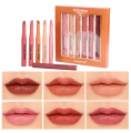 Hangfang Set of 6 Waterproof Matte Color Makeup Lipsticks. 