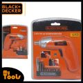 Black n Decker Cordless Screw Driver with 10 Bits - Forward Reverse - 3.6V NiCd - KC3610. 