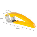 Banana Cutter Banana Slicer Fruit Knife Kitchen Gadget Bar Tools Veggie Cutter Stainless Steel. 