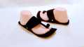 Black Velvet Kolapuri Chappal For Mens Kp-GEKP111. 