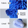 one Sided Microfiber Washing Hand Gloves Car Window Dust Cleaning Glove Household Cleaning Towel Kitchen Accessories - 1PCS. 