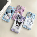 Hontinga for Redmi Note 10 Pro Note 10 Pro Max Back Cover Cool Cute Kuromi All-inclusive Film Hard Phone Case Camera Protection Mobile Cover. 