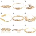Greek Gold Color Leaf Headbands Bride Wedding Hair Accessories For Women Roman Diadem Crown Tiaras Headpiece Headdress Jewelry. 