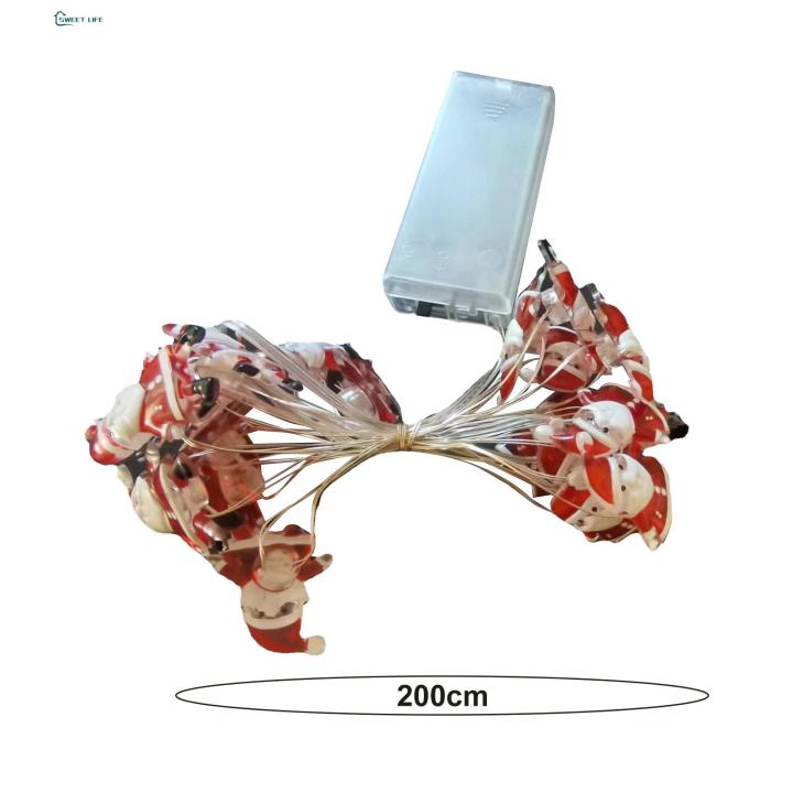 Cartoon Shape Christmas Lights Festive Christmas Led String Lights for Home Decoration Santa Snowman Bell Gift Box Lights for Xmas Tree New Year Buyers' Favorite Christmas Light String Cartoon