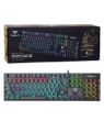 AULA S2022 Wired Mechanical Gaming Keyboard With Different RGB Lights - Black. 