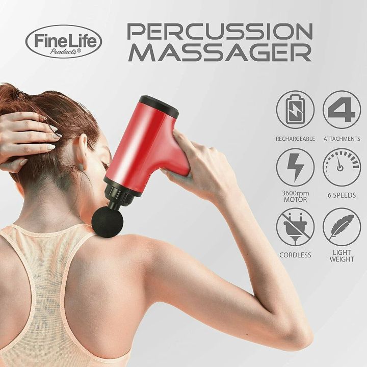 Fine%20Life%20Deep%20Tissue%20Percussion%20Massage%20Gun%20-%20Perfect%20for%20Body%20and%20Muscle%20Recovery%20-%20Targeted%20Back%20Massager%20-%20Comes%20with%204%20Different%20Attachment%20Head%20-%20Powerful%20Motor%20and%20Long%20Lasting%20Battery%20-%20Image%204