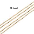 5m/lot 1.2 1.5 2 mm Metal Ball Bead Chains Bulk Gold/Black Color Link Chains for Diy Necklaces Bracelets Jewelry Making Supplie. 