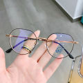 Myopic glasses Women Metal Anti Blue Light Short Sighted Eyeglasses Black Glasses With Degree - 1.0 1.5 2.0 2.5 3.0 3.5 4.0. 