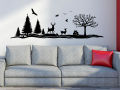 Wall Sticker Forest Landscape  for Home Decor ( 12" x 38"). 