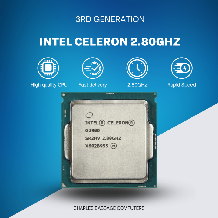 INTEL CELERON PROCESSOR FOR COMPUTER INTEL CELERON G3900 2.80GHZ speed