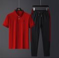FDK-Stylish Polo Stylish Embroidered Logo Tracksuit For Men. 