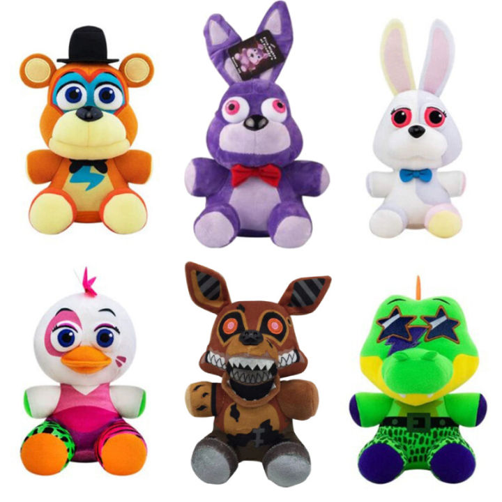 fnaf security breach plush Five Nights at Freddy's Plushies Collectible Figure Stuffed Animal For Children's Birthday Plush Gifts Freddy Bear Foxy Chica Bonnie fnaf plush Stuffed Toys glamrock freddy plush