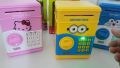 Electric Secret Password Safe ATM Bank Money Safe Deposit Box Toy. 